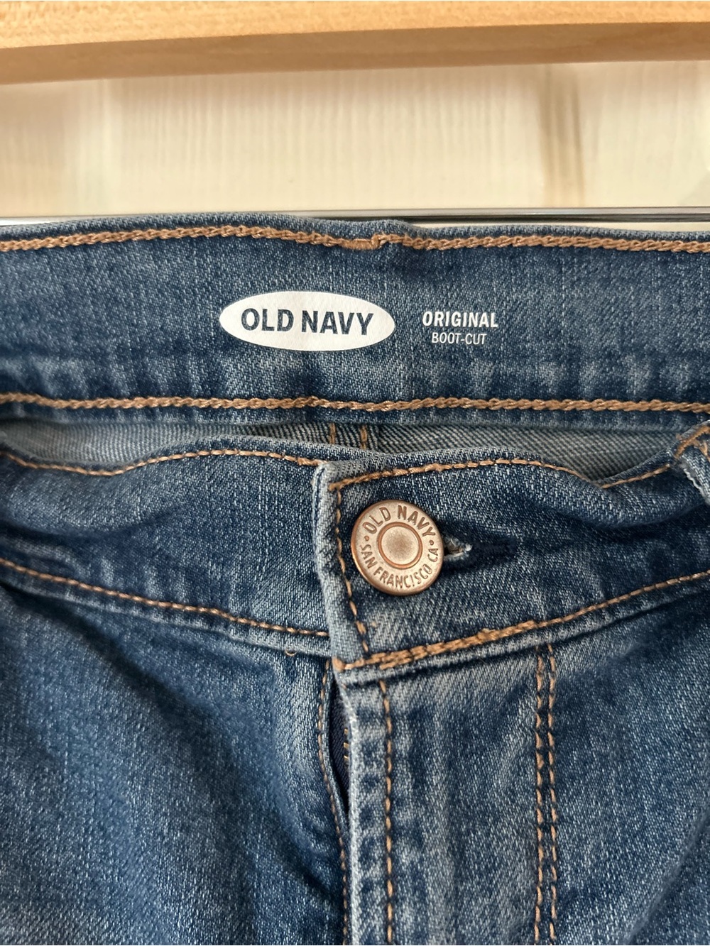 Old Navy Blue Bootcut Jeans - Women's Denim Size 4 Short - Picture 3 of 8